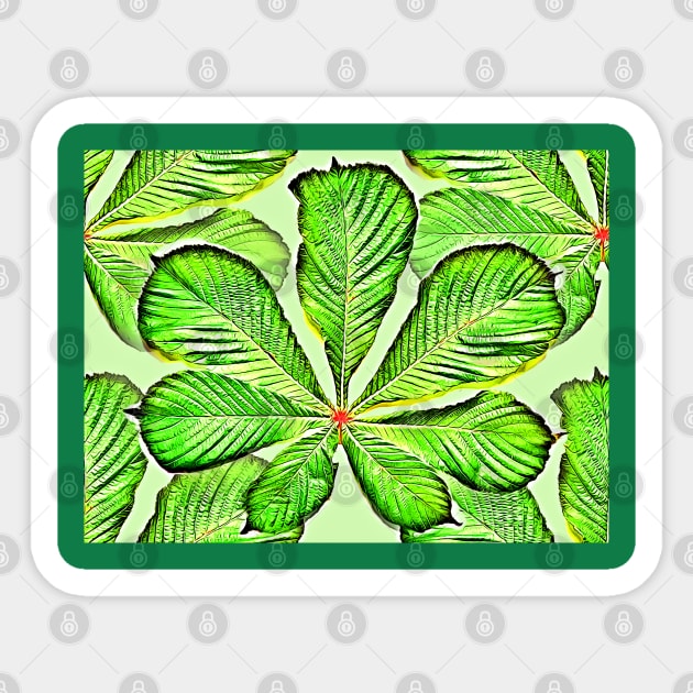 Chestnut Leaves Sticker by danieljanda